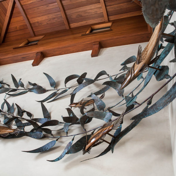 ocean gallery - coastal wildlife sculptures - kelp forest