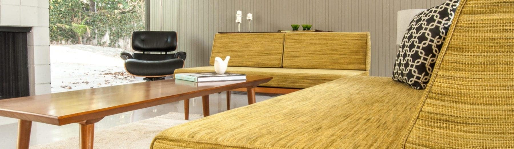 mid century modern daybed sofa - mad men style sofa - affordable mid century modern furniture