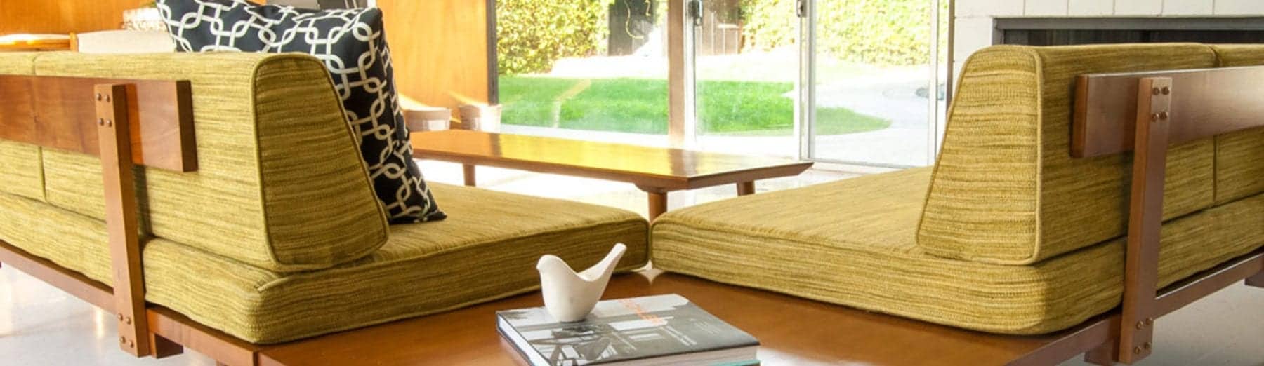 Mid Century Modern Interior Design Style | California Interior mid century modern daybed sofa - Mid Century Modern Sectional - affordable mid century modern furniture