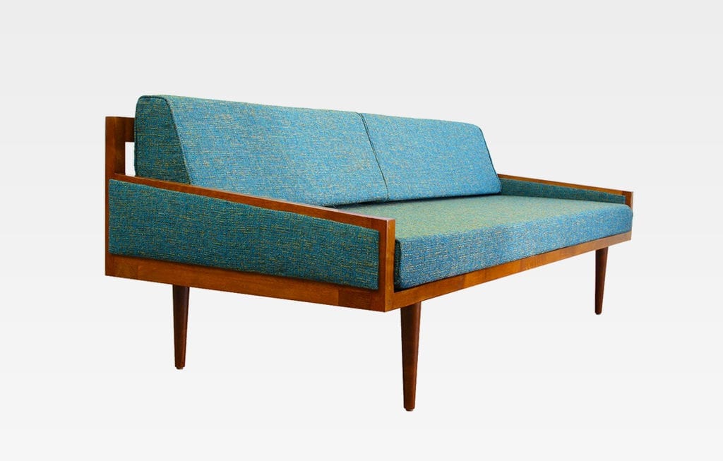 affordable mid century modern furniture, mcm daybed, mid century modern sofa