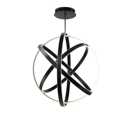 Sphere Pendant Light | Modern Lighting | Black