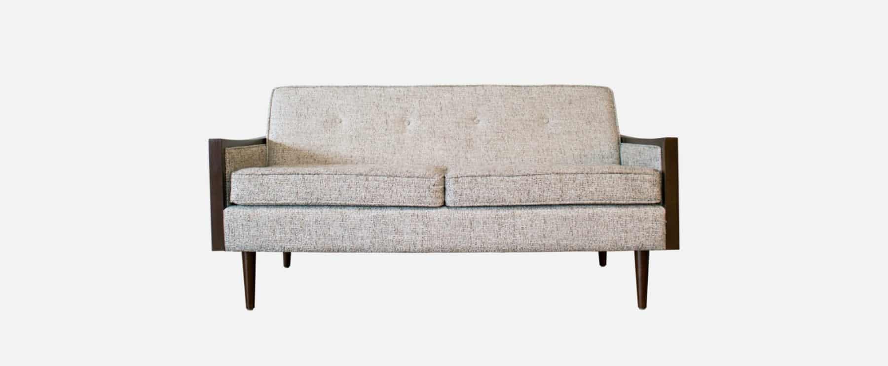 Mid century modern loveseat