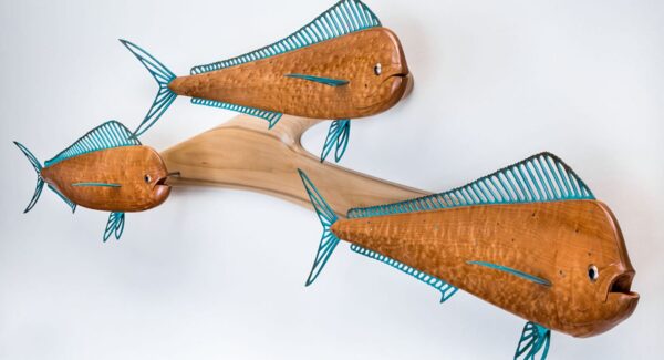 Artwork by Casey Parlette | Fish Sculpture coastal wildlife sculptures, ocean sculptures