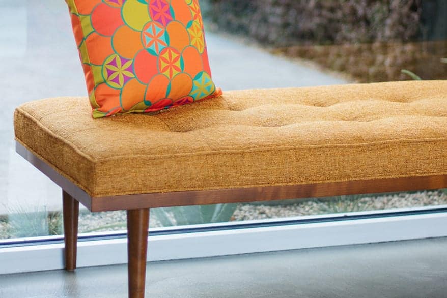 Mid Century Modern Bench | affordable mid century modern furniture