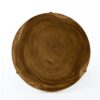 Circular Wood Slab Coffee Table