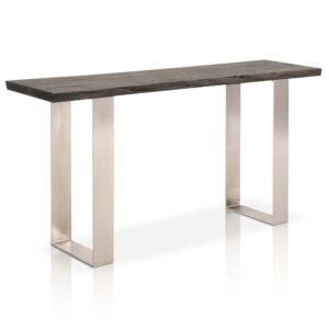 Solid Dark Oak Sofa Table