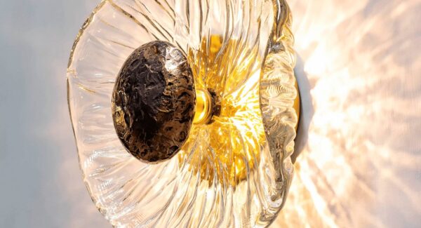 Iris Sconce | Hand Blown Glass Lighting