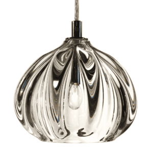 Thick Clear Barnacle Urchin Pendant