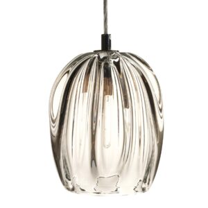 Thick Clear Barnacle Barrel Pendant
