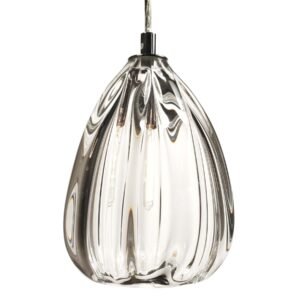 Thick Clear Barnacle Cone Pendant