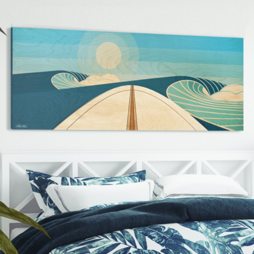 vintage surf art,
