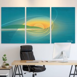 Morning Caves (Triptych)